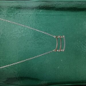 Three Bar Sterling Silver necklace